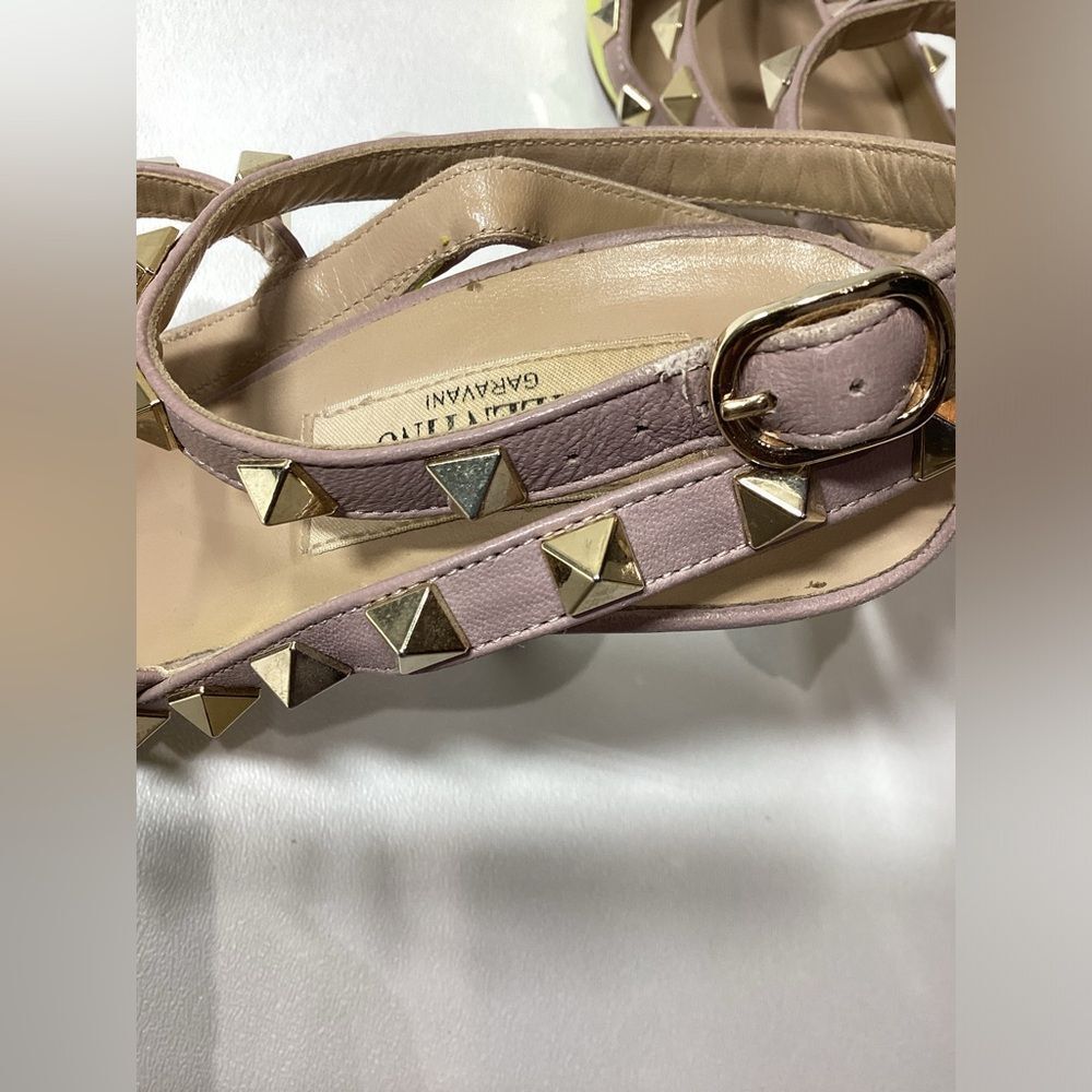 Valentino Garavani Neon Yellow Parent Leather Rockstud Pumps EU Size 37.5 - Picture 5 of 16